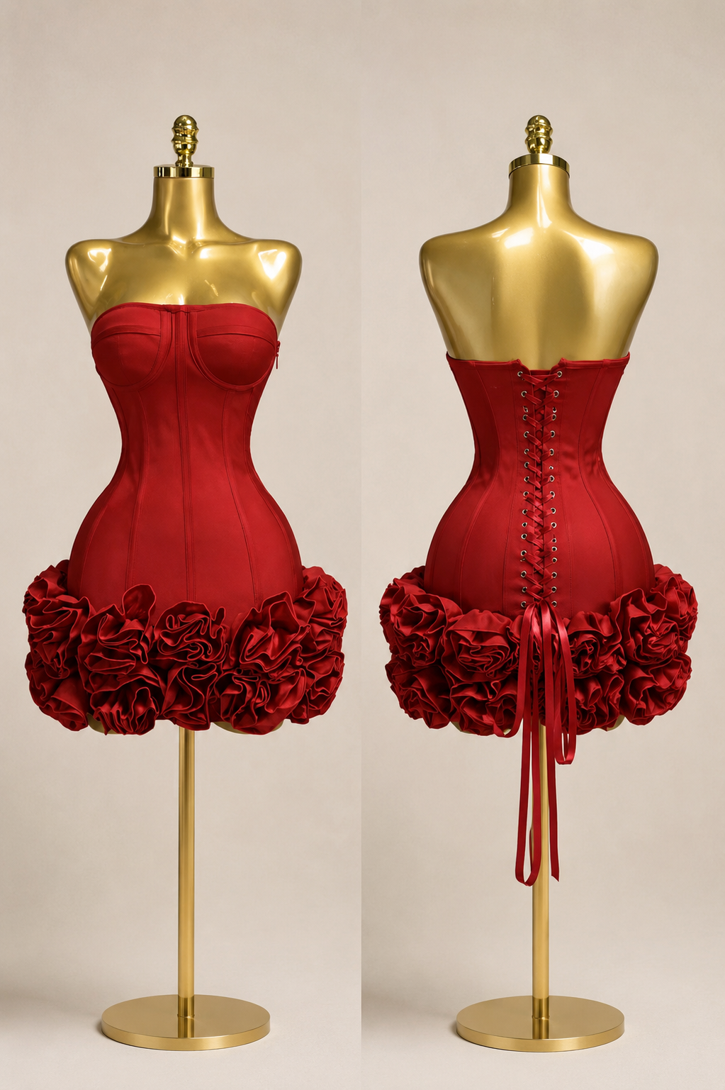Vestido Rouge Petals Dress