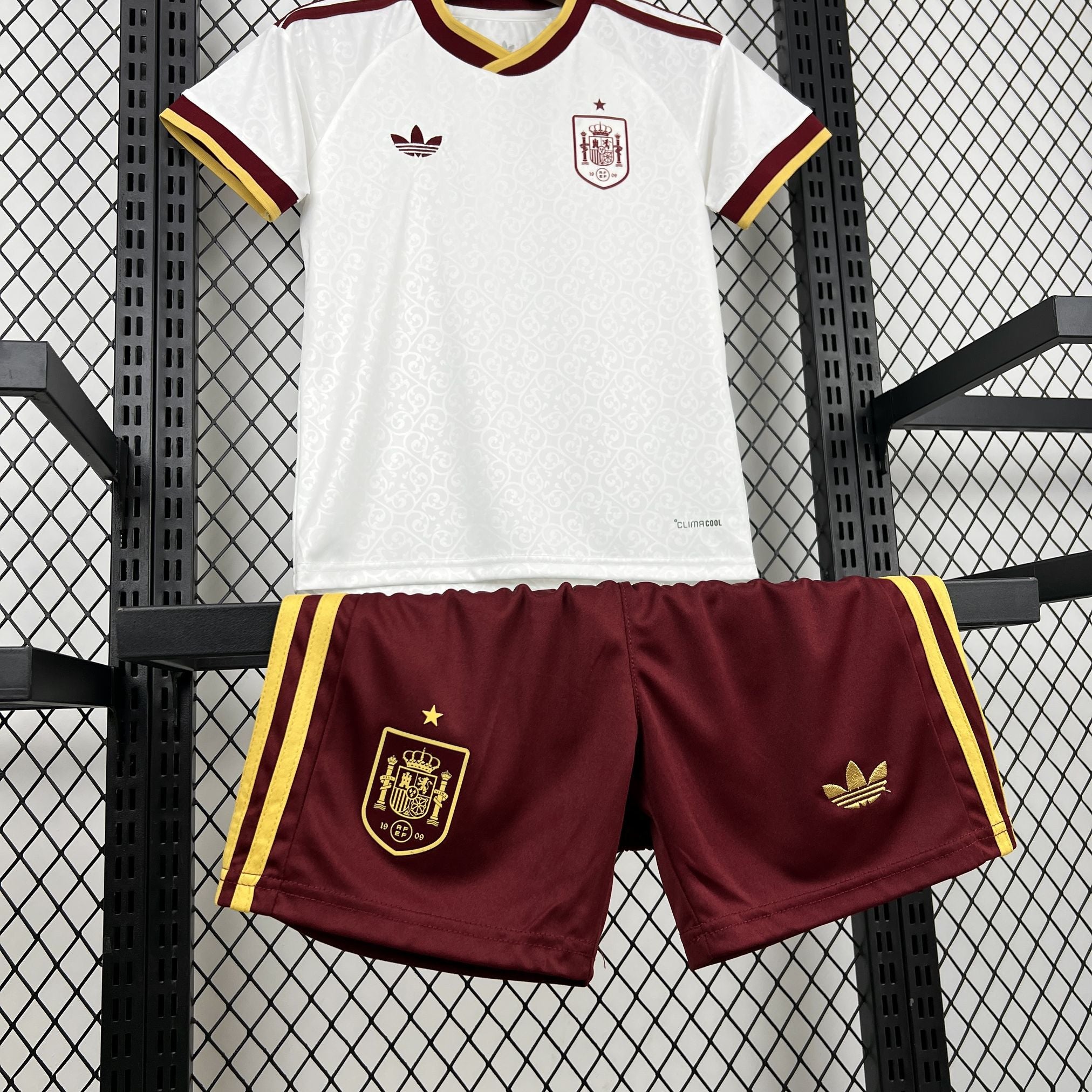 Kids Espanha Kit Completo Away 2026 World Cup