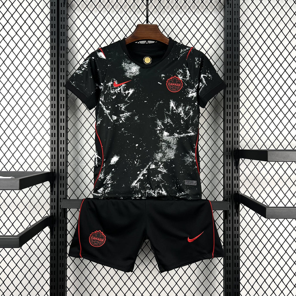 Kids Canada Kit Completo Away 2026 World Cup
