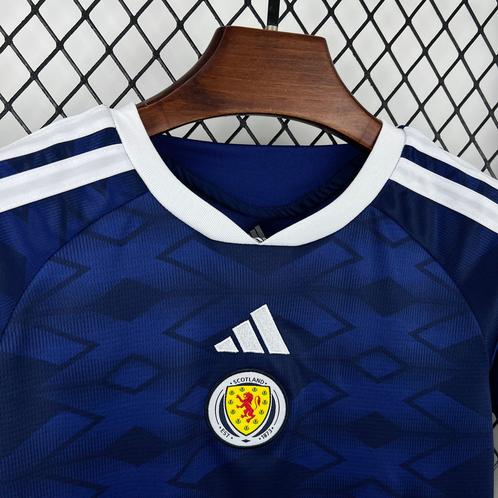 Kids Escócia Kit Completo Home 2026 World Cup