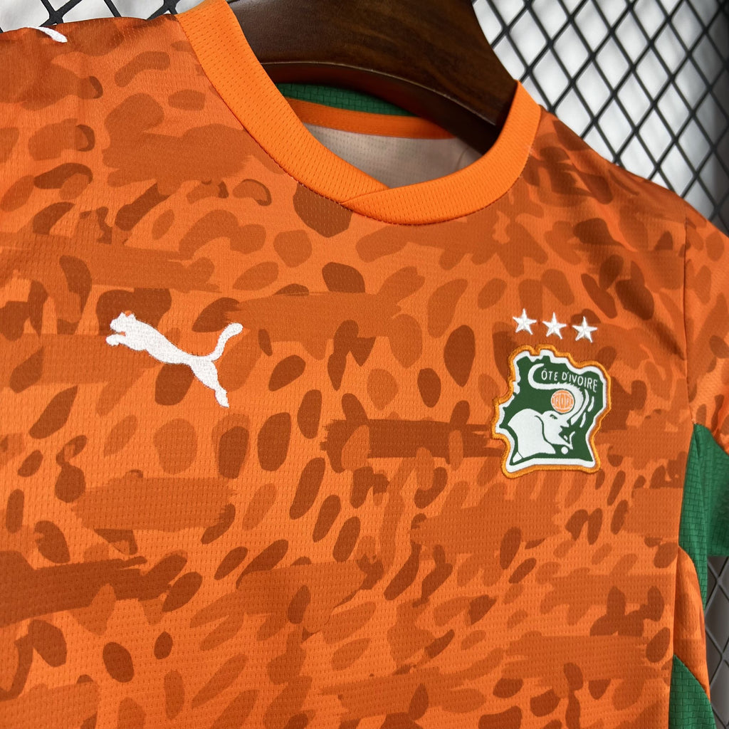 Kids Costa Marfim Kit Completo Home 2026 World Cup