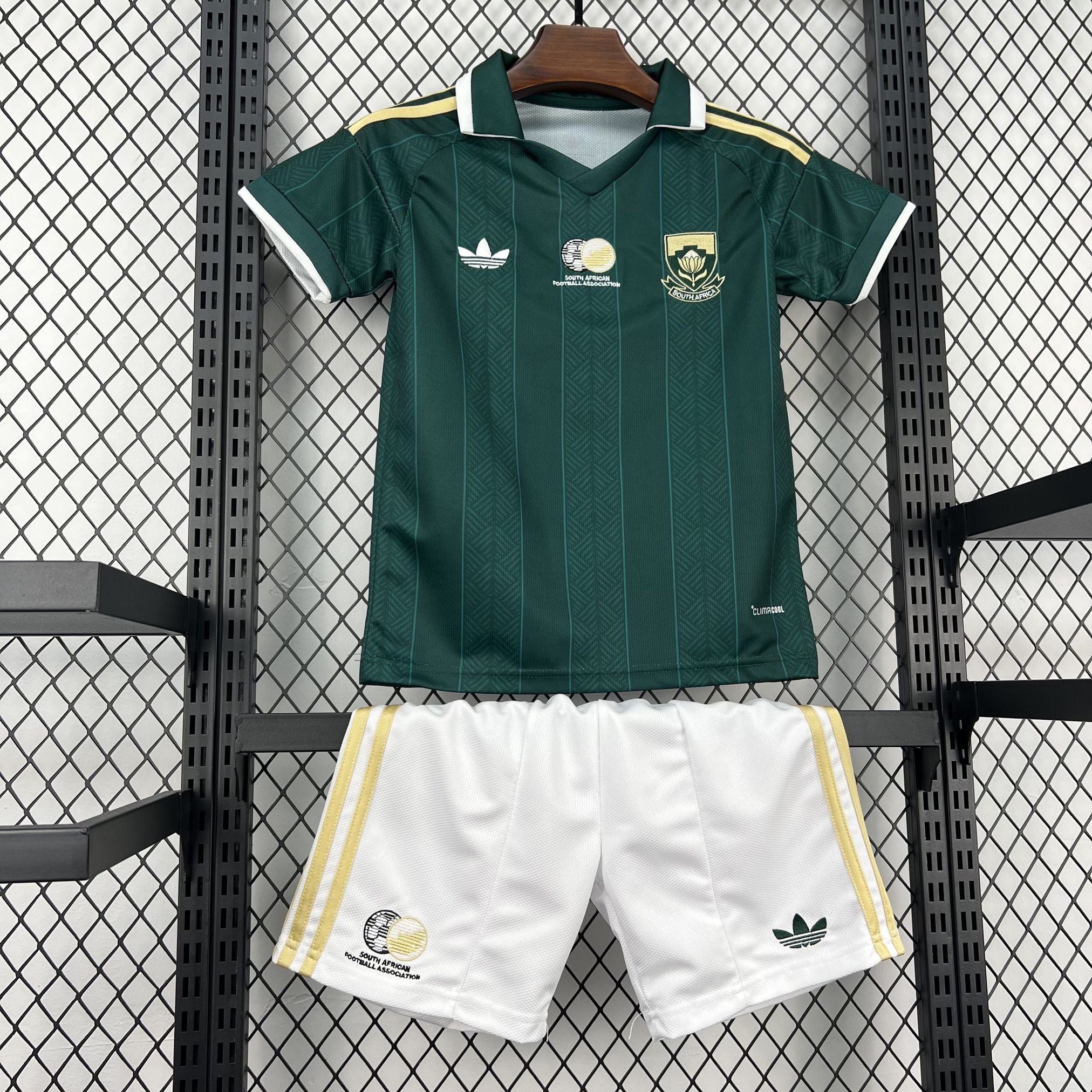 Kids South Africa Kit Completo Away 2026 World Cup