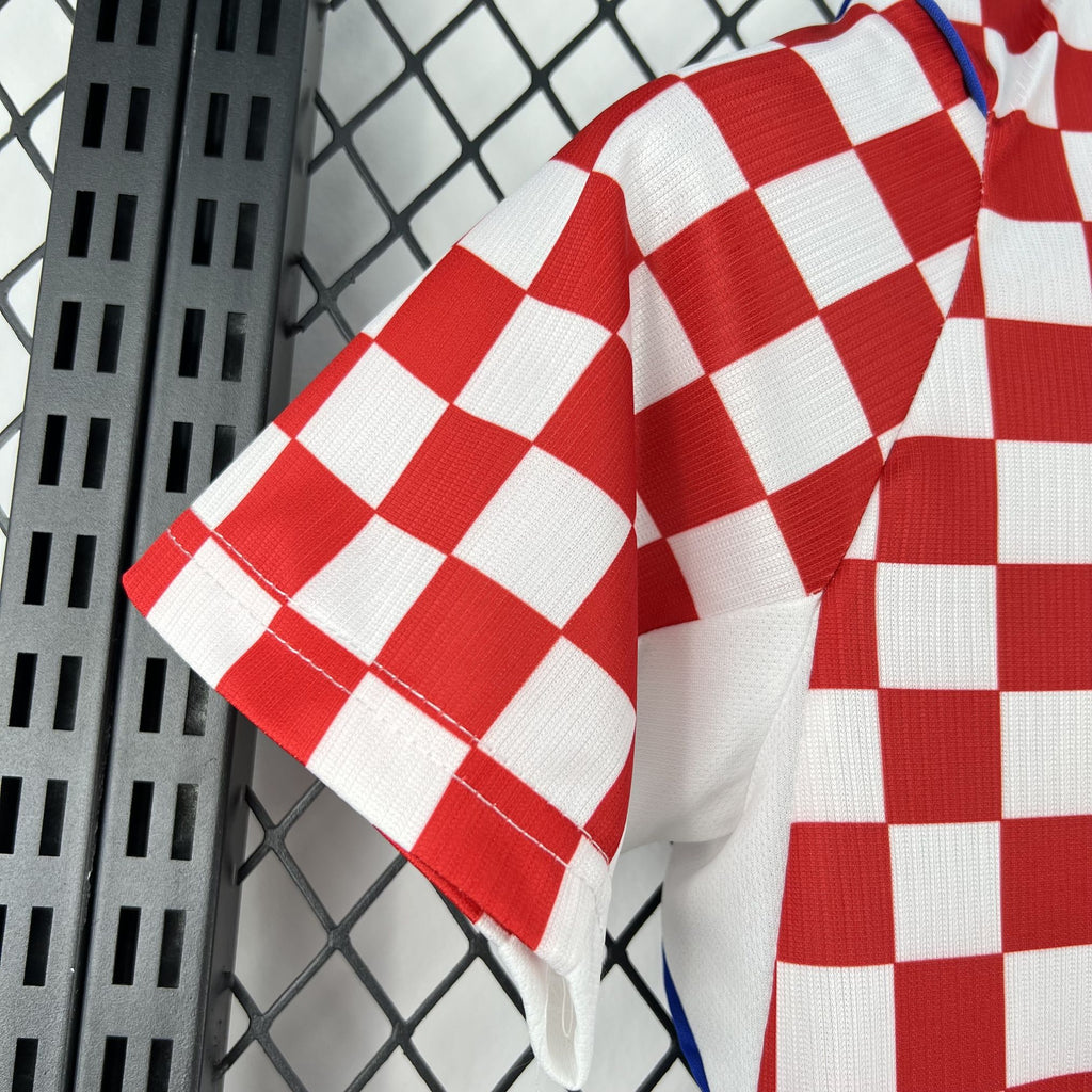 Kids Croácia Kit Completo Home 2026 World Cup