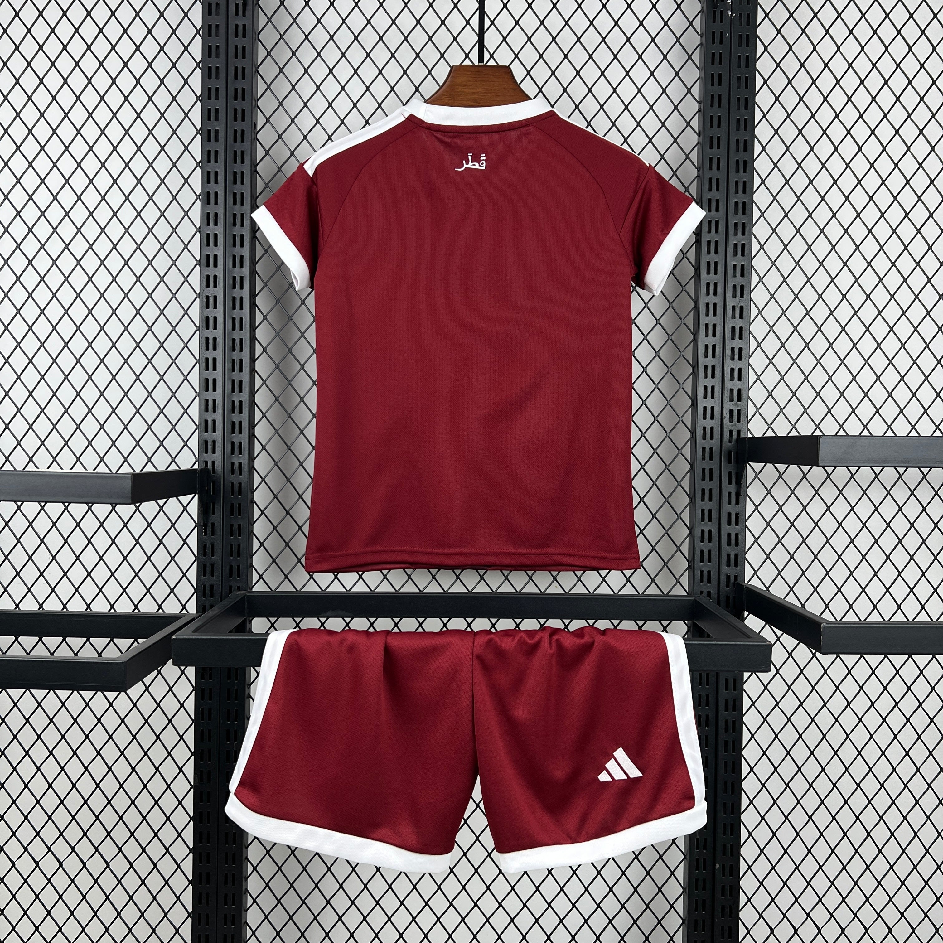 Kids Qatar Kit Completo Home 2026 World Cup
