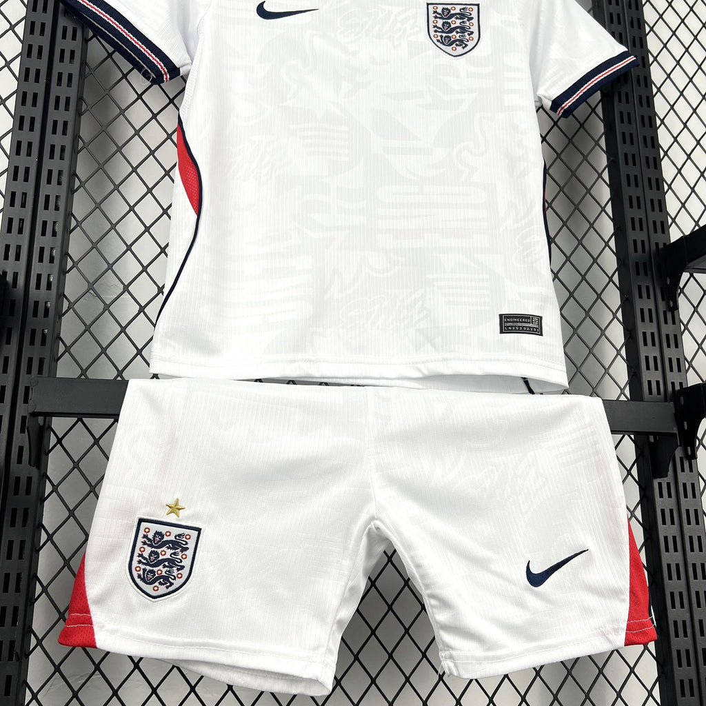 Kids Inglaterra Kit Completo Home 2026 World Cup