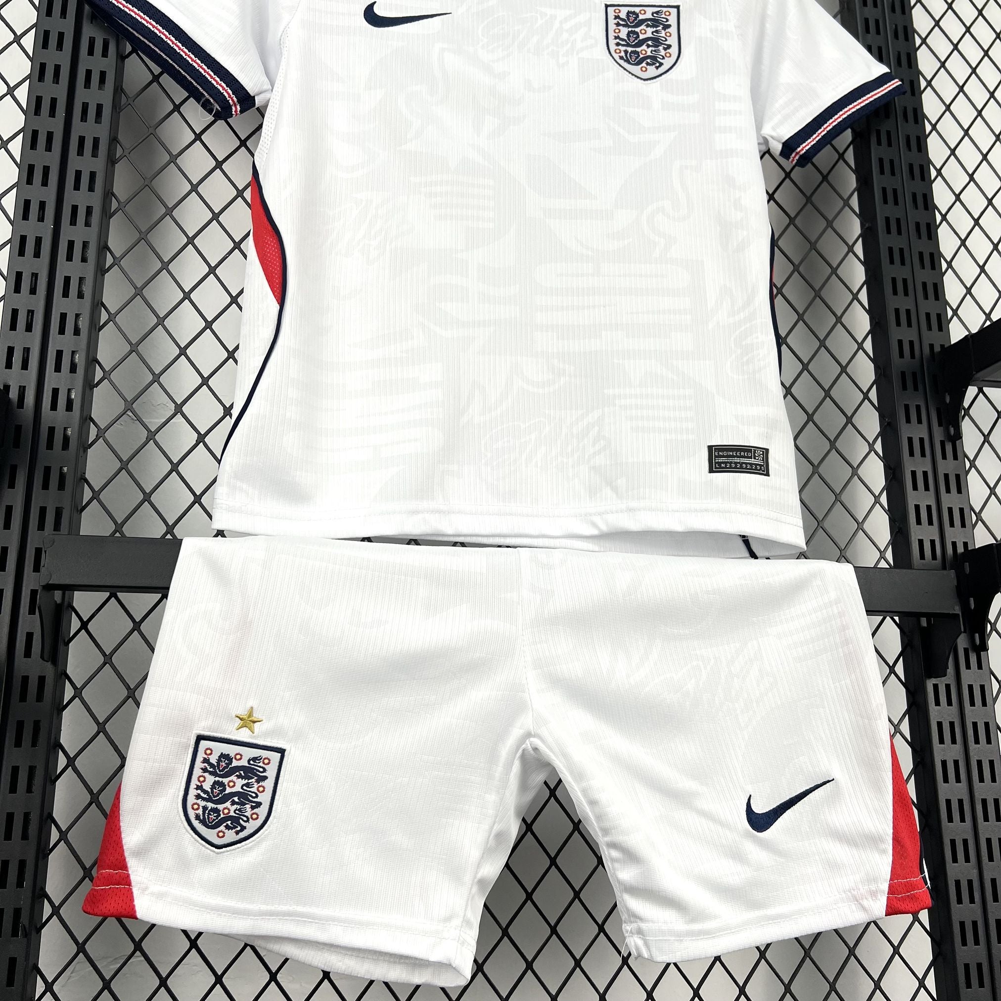 Kids Inglaterra Kit Completo Home 2026 World Cup