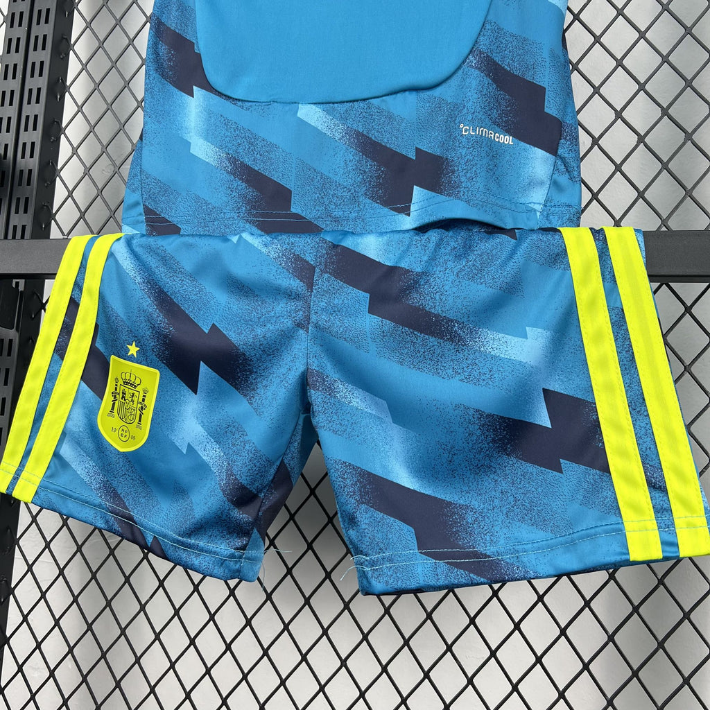 Kids Espanha Kit Completo Away 2026 World Cup