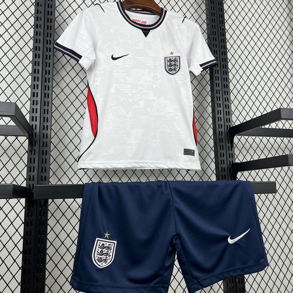 Kids Inglaterra Kit Completo Home 2026 World Cup