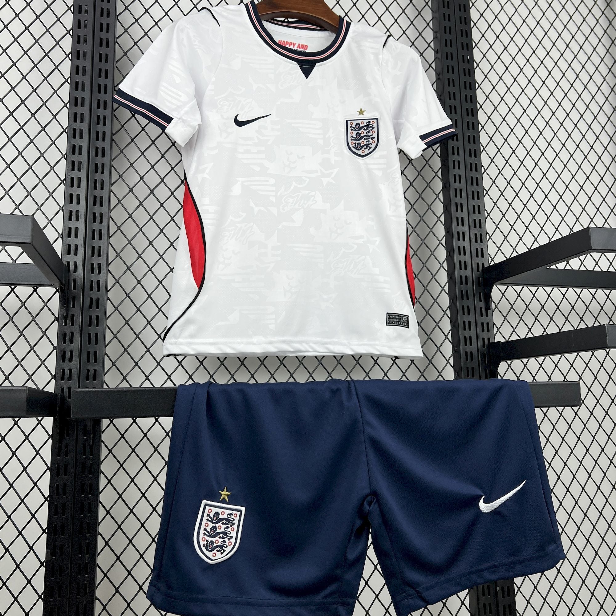 Kids Inglaterra Kit Completo Home 2026 World Cup