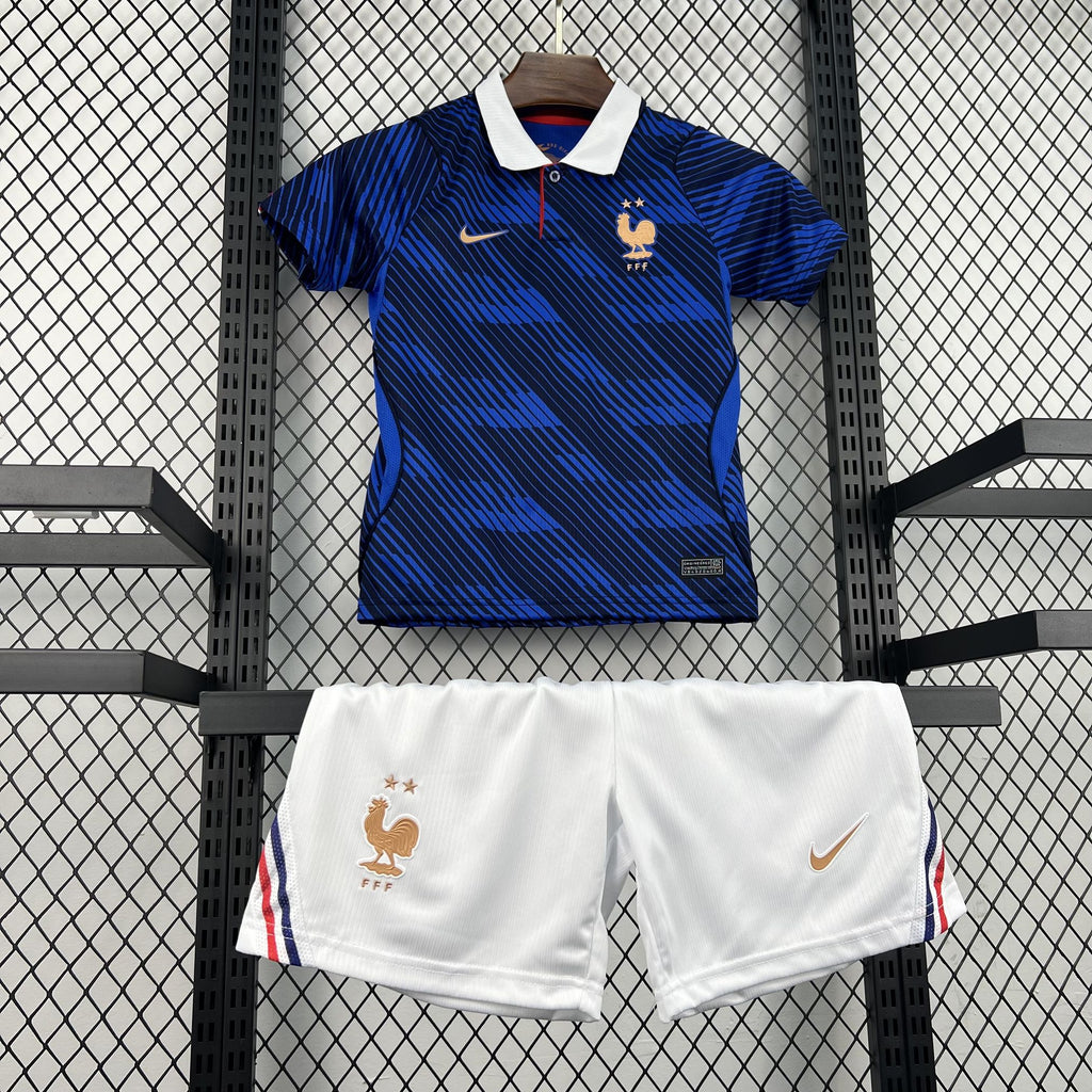 Kids França Kit Completo Home 2026 World Cup