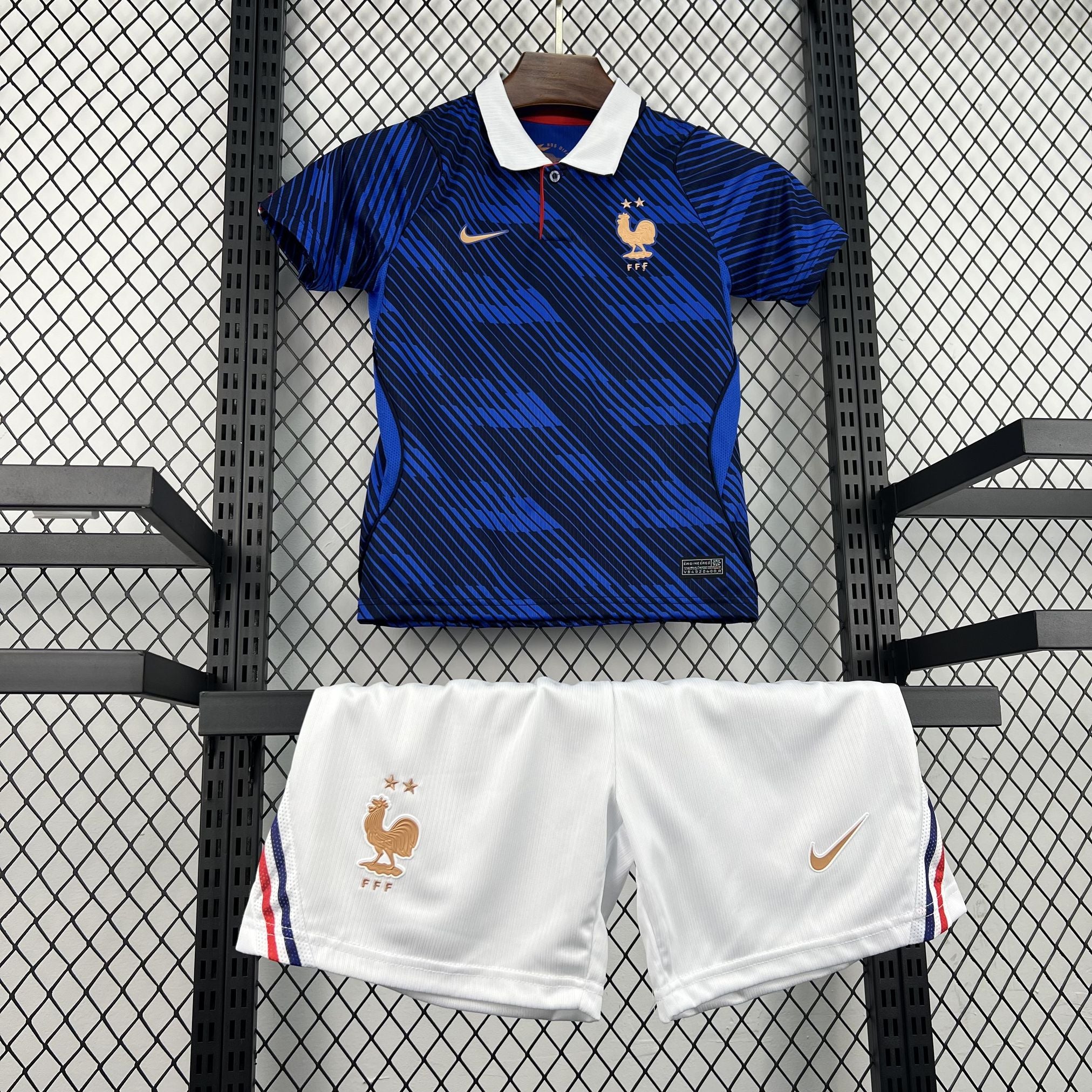 Kids França Kit Completo Home 2026 World Cup