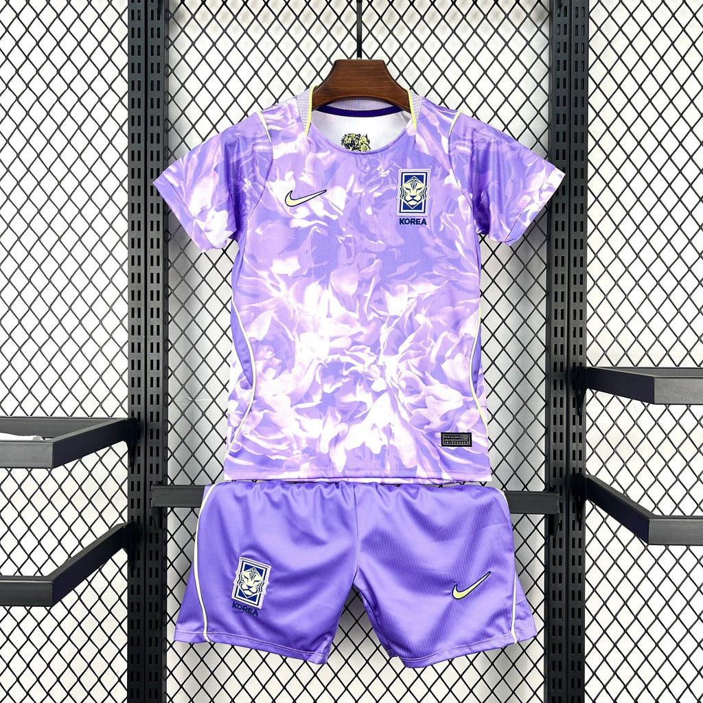 Kids Korea Kit Completo Away 2026 World Cup