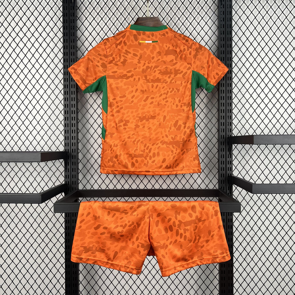 Kids Costa Marfim Kit Completo Home 2026 World Cup