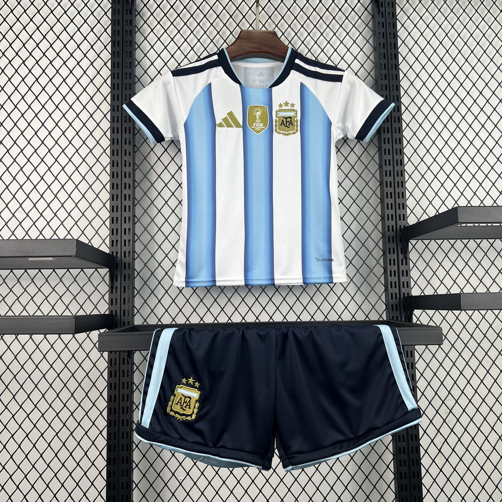 Kids Argentina Kit Completo Home 2026 World Cup