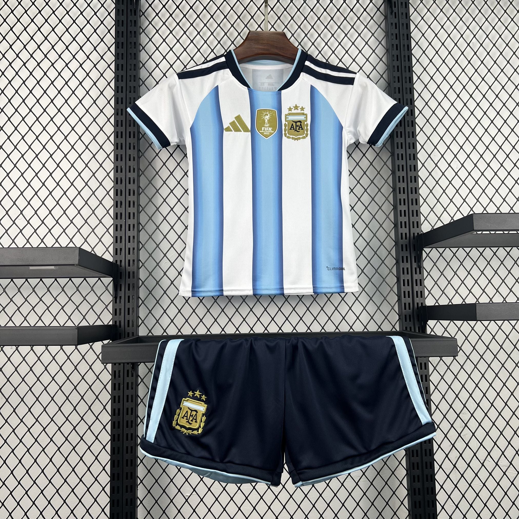 Kids Argentina Kit Completo Home 2026 World Cup