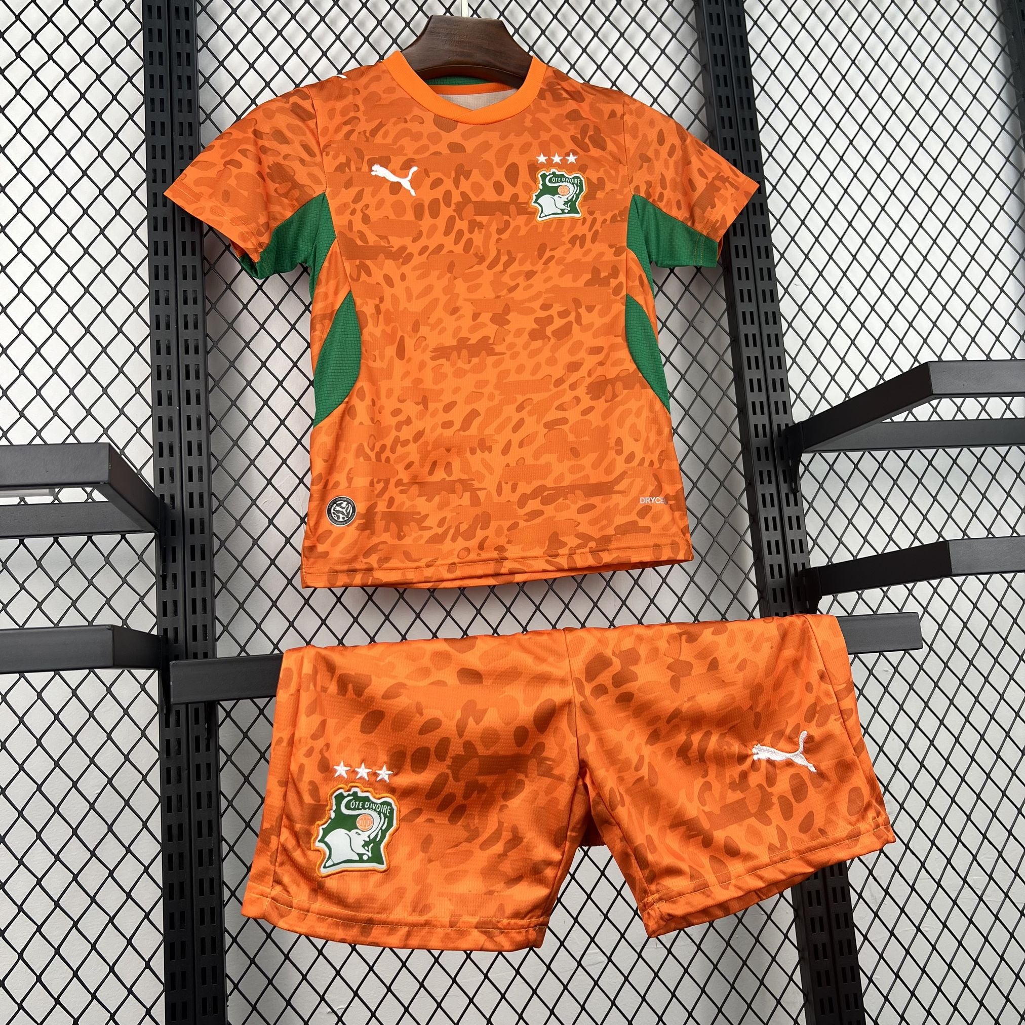 Kids Costa Marfim Kit Completo Home 2026 World Cup