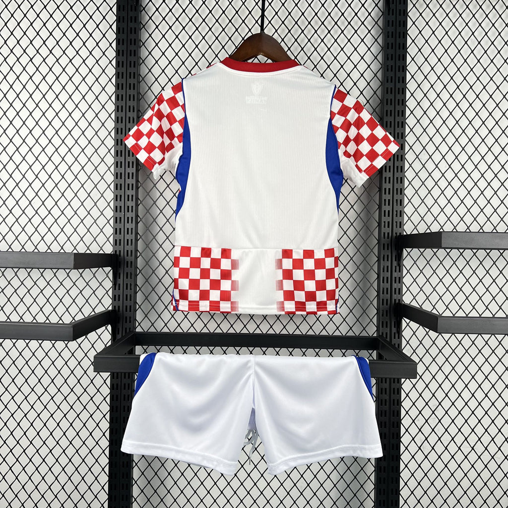 Kids Croácia Kit Completo Home 2026 World Cup