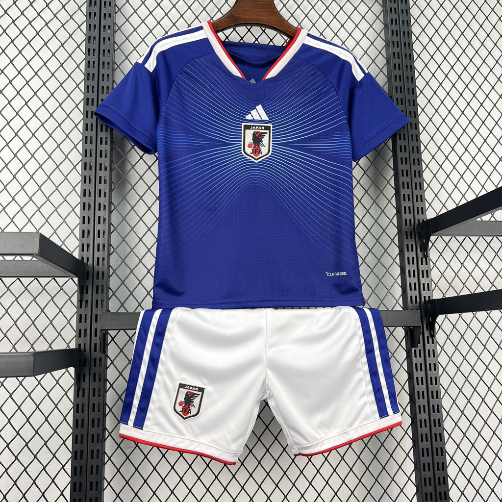 Kids Japão Kit Completo Home 2026 World Cup