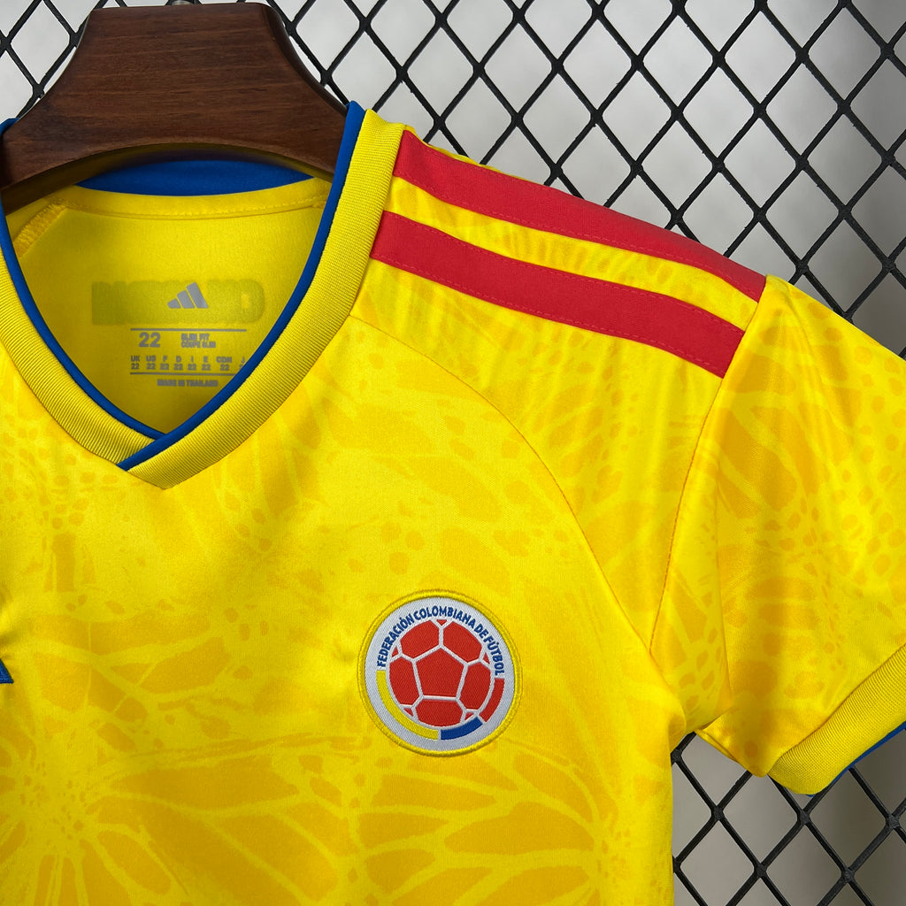 Kids Colómbia Kit Completo Home 2026 World Cup